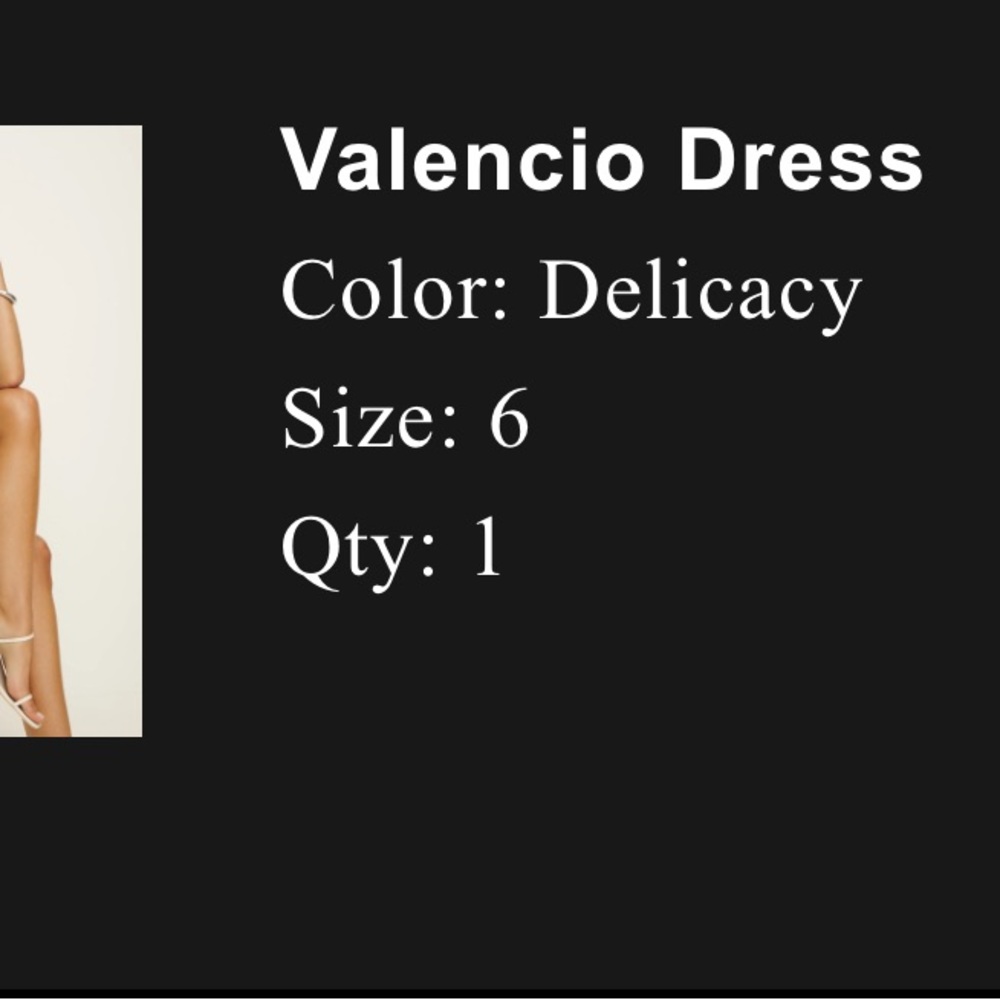 Reformation Valencio dress size 6 - Picture 4 of 8